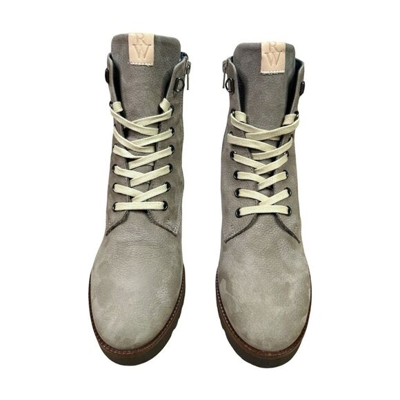 Ron White Vandra Nubuck Leather Ankle Boots - Khaki - Size 39 (8-8.5) - Picture 2 of 9